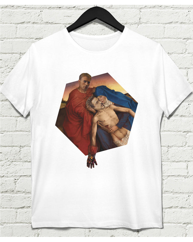 Death of Iron Man Beyaz Tshirt - basmatik.com