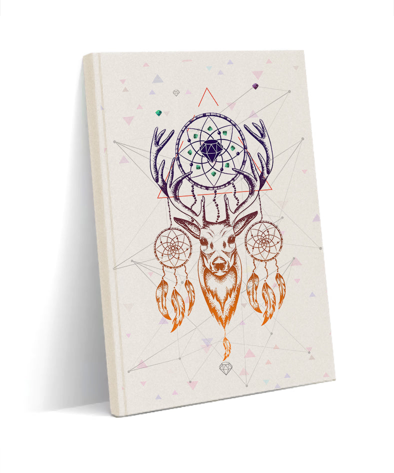 Deer native kanvas defter - basmatik.com