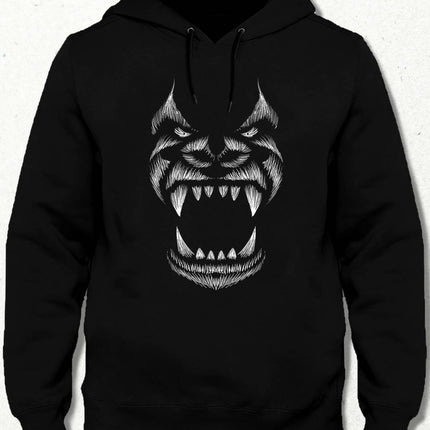 Gorilla Face Hooded Sweatshirt