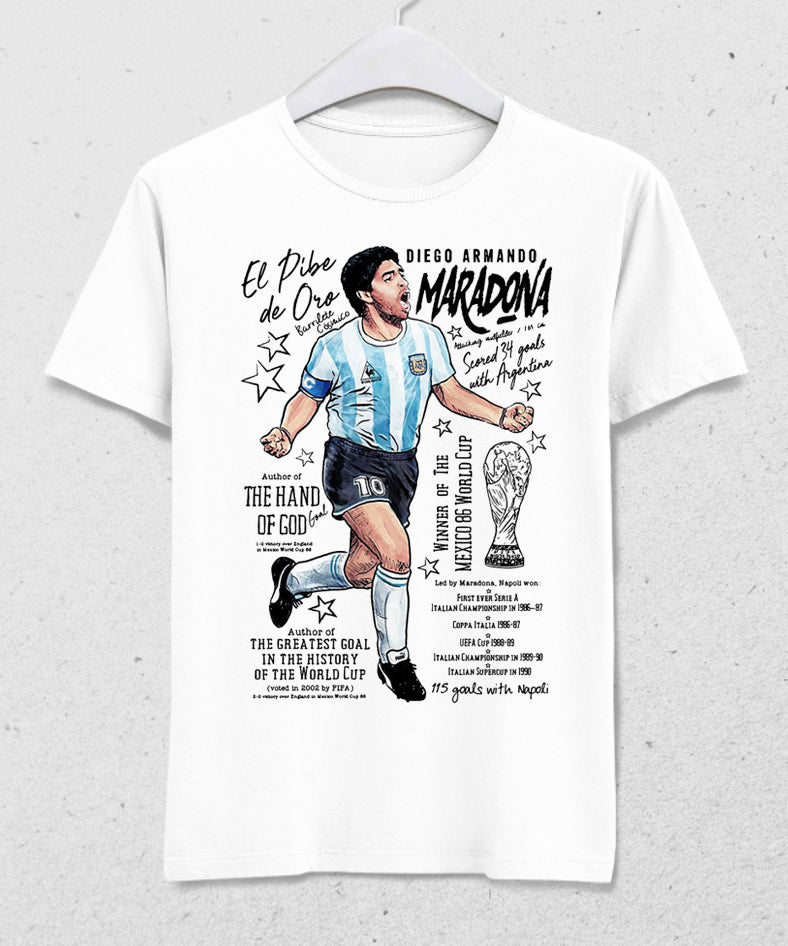Diego Armando Maradona tişört - basmatik.com