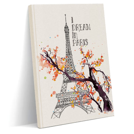 Dream paris kanvas defter - basmatik.com