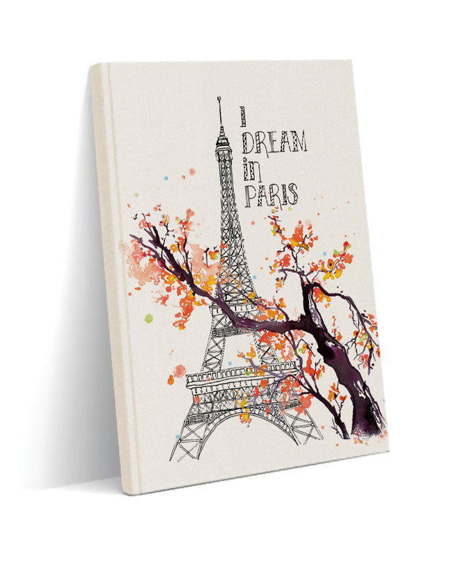 Dream paris kanvas defter - basmatik.com