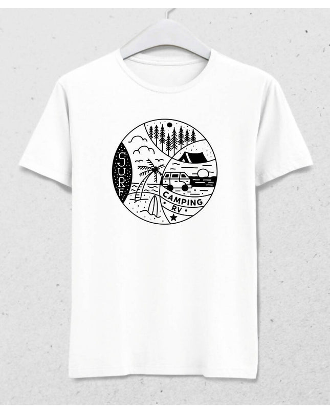 Camping Themed T-shirt