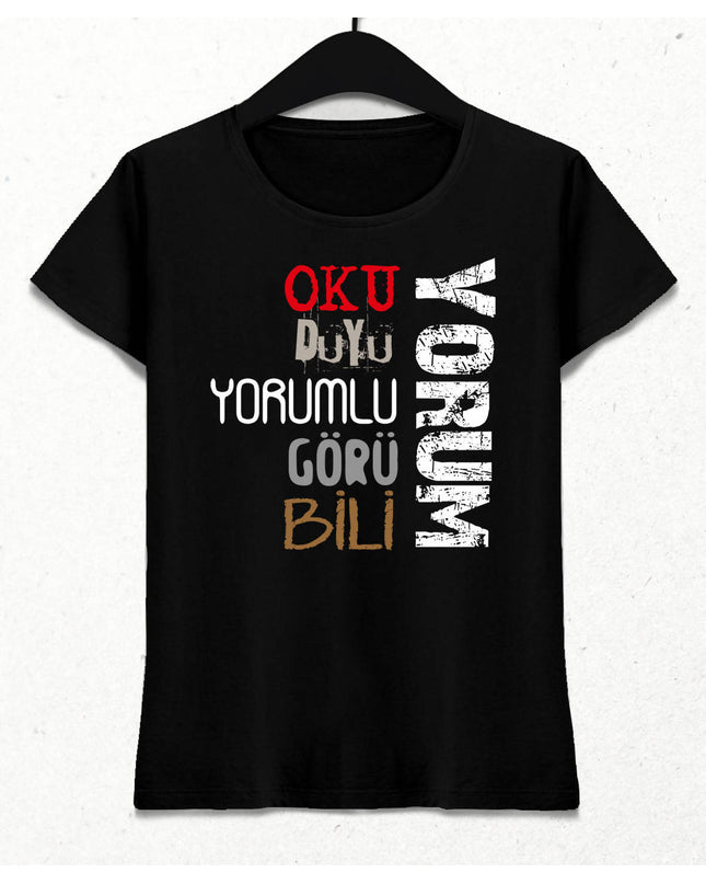 Yorum Kadın Tişört - basmatik.com