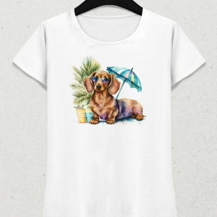 Köpekler Yaz Temalı T-shirt 7