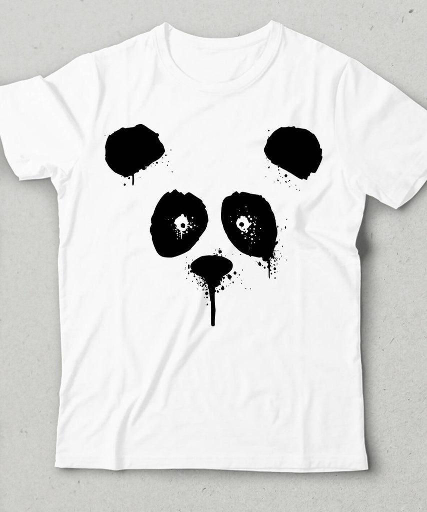 Suluboya Panda Çocuk Tişört