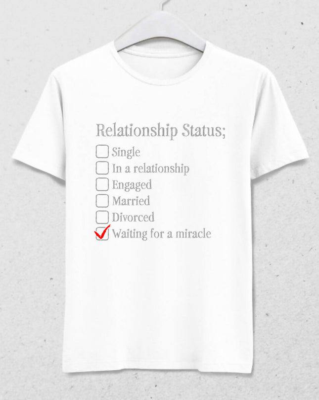Relationship Status Erkek Tişört - basmatik.com