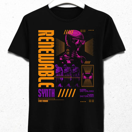 Renewable Synth Streetwear Retro Futuristic Design
