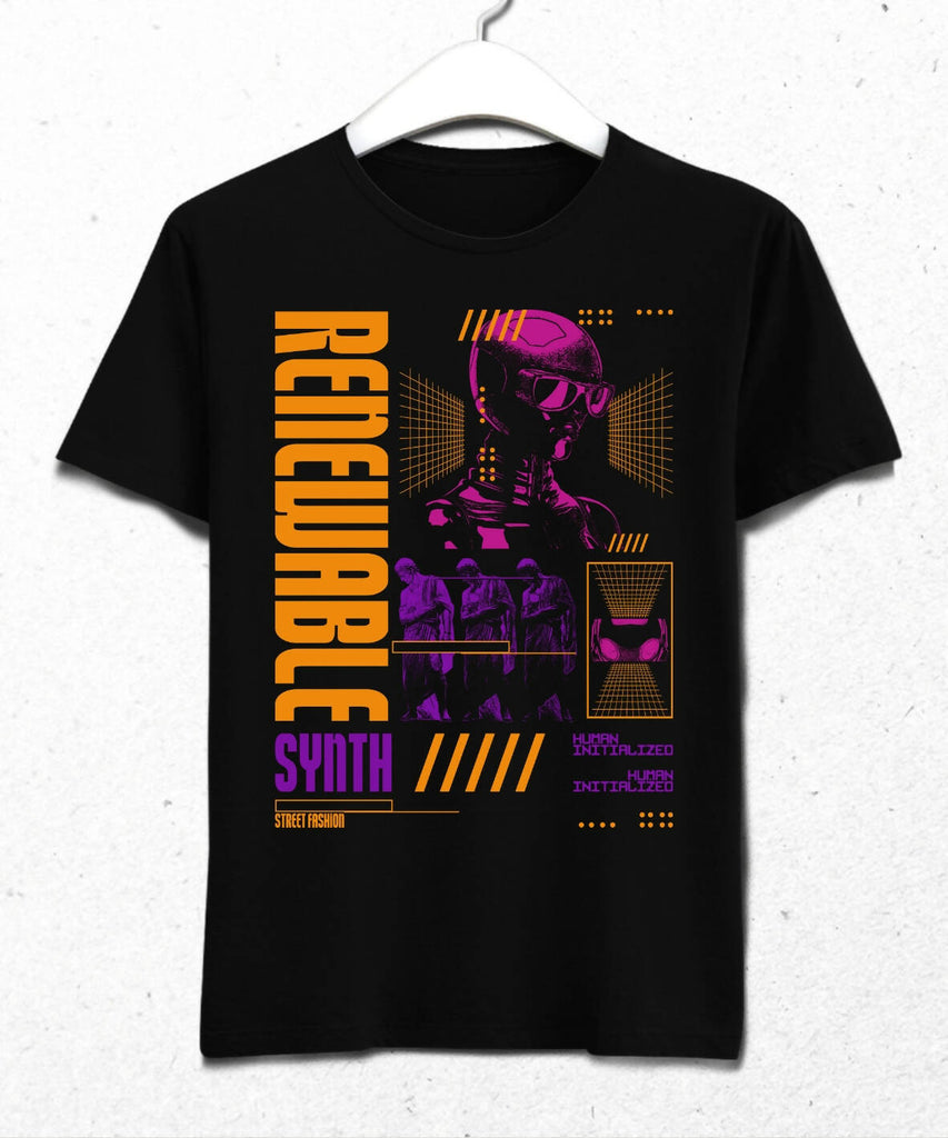 Renewable Synth Streetwear Retro Futuristic Design