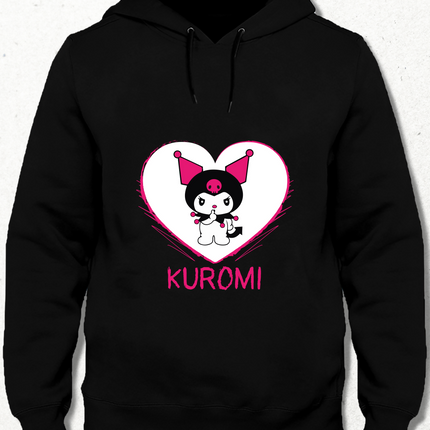 Anime Kuromi Gothic Unisex Black Sweatshirt