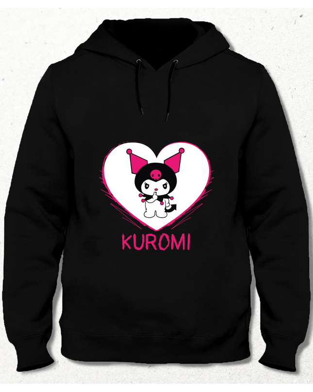 Anime Kuromi Gotik Unisex Siyah Sweatshirt