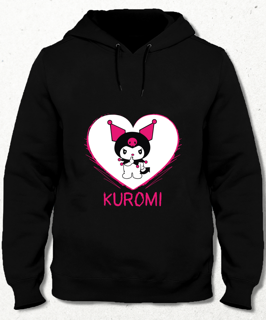 Anime Kuromi Gotik Unisex Siyah Sweatshirt