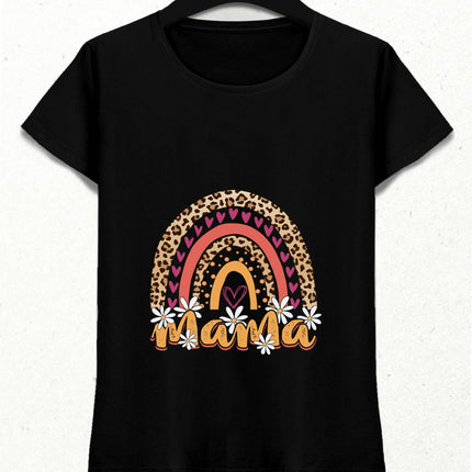 Gökkuşağı Temalı Anneler Günü Tişört