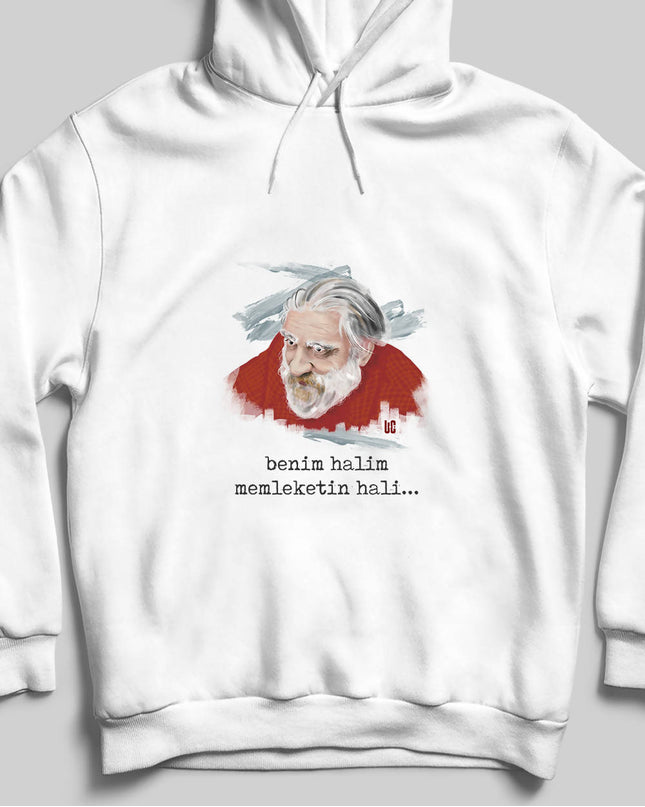 Kapüşonlu Sweatshirt - Can Yücel - basmatik.com