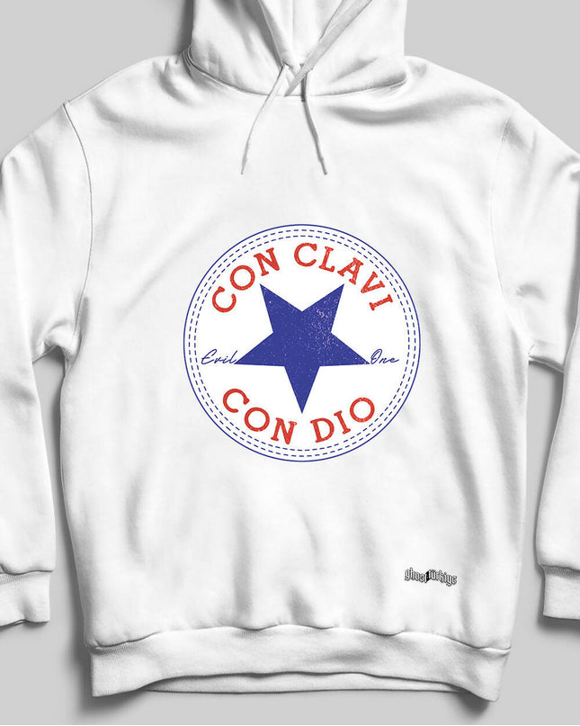 Con Clavi Con Dio Kapüşonlu Sweatshirt
