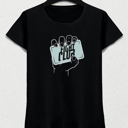 Fight club coronavirus kadın tişört - basmatik.com