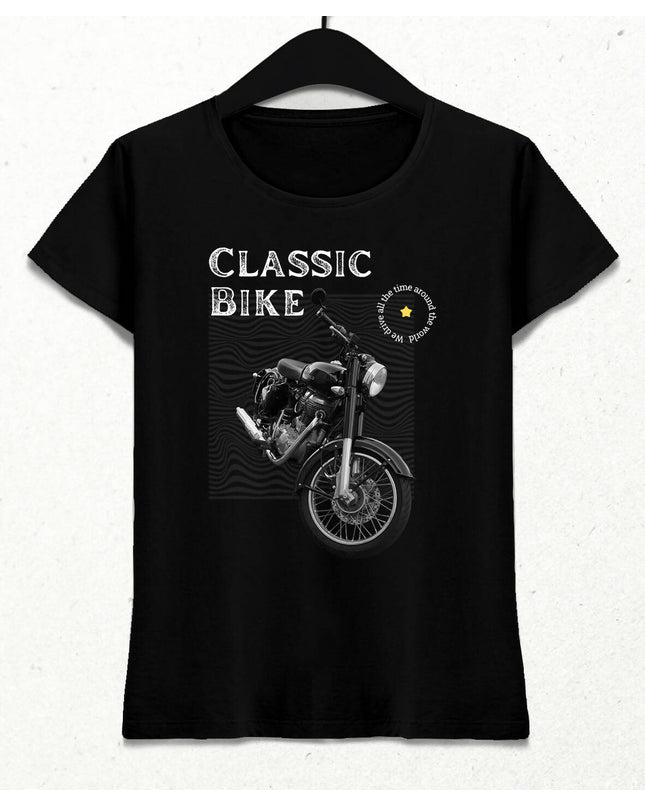 Classic Bike Kadın Tişört