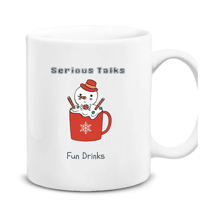Serious Conversations Fun Drinks Mug 