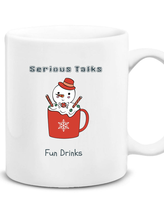 Serious Conversations Fun Drinks Mug 