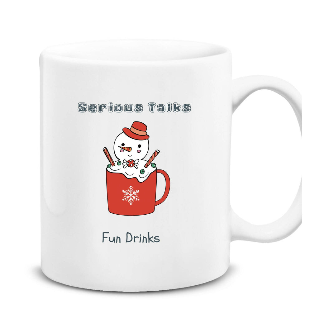 Serious Conversations Fun Drinks Mug 