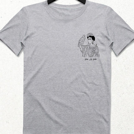 Frida Gri Tişört - basmatik.com