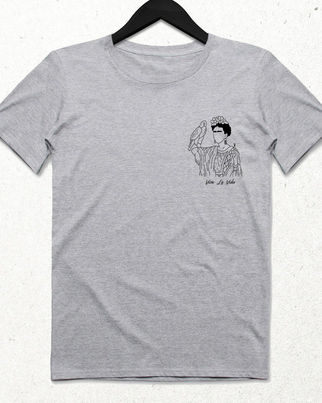 Frida Gri Tişört - basmatik.com