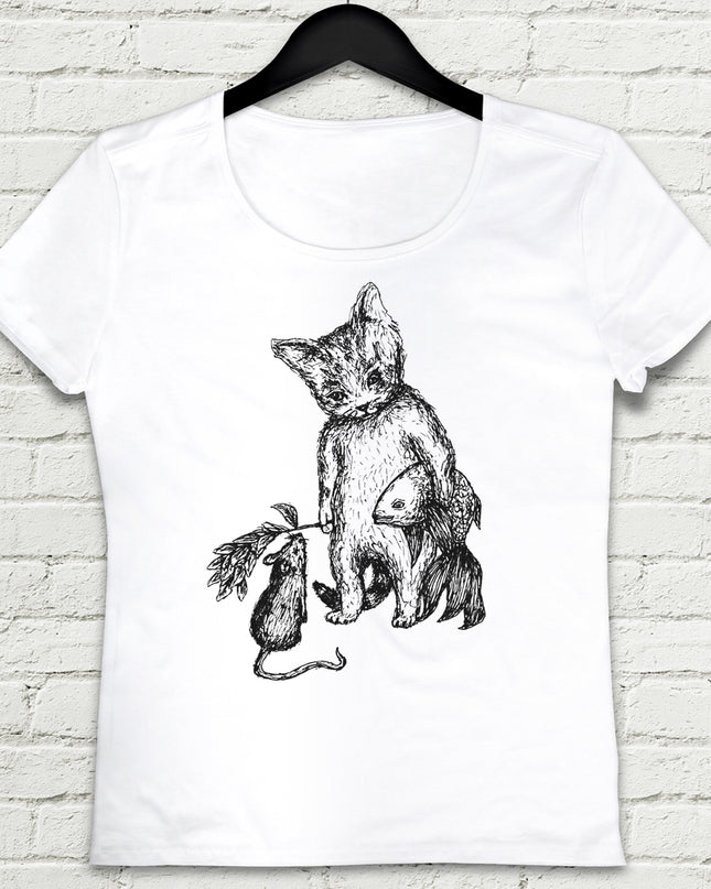 Friends Beyaz Tişört - basmatik.com