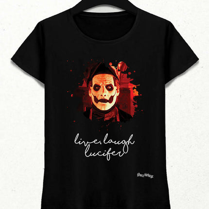 Live Laugh Lucifer Papa Emeritus IV Kadın Tişört