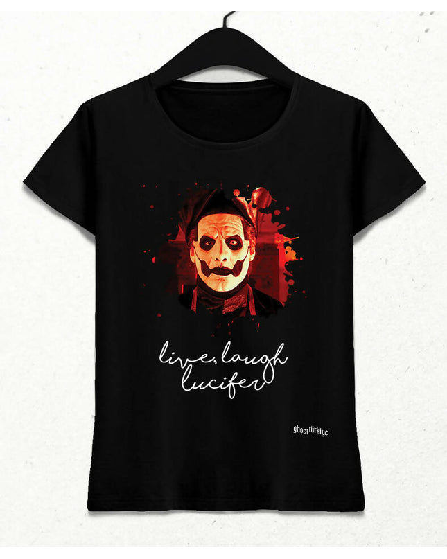 Live Laugh Lucifer Papa Emeritus IV Kadın Tişört