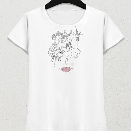 Fuschia kadın tişört - basmatik.com