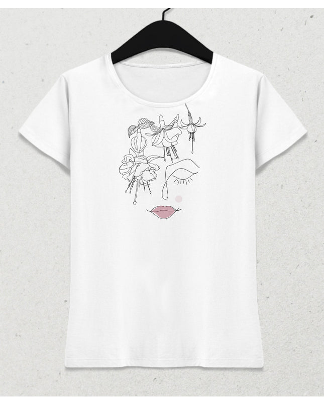 Fuschia kadın tişört - basmatik.com