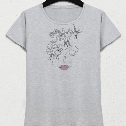 Fuschia kadın tişört - basmatik.com