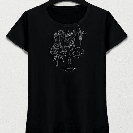 Fuschia kadın tişört - basmatik.com