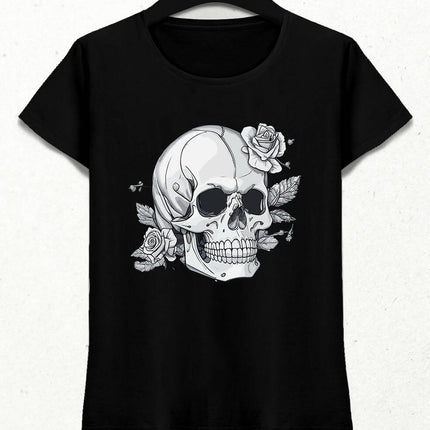 skull and rose 