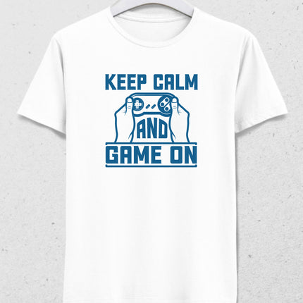 Keep calm game on tişört