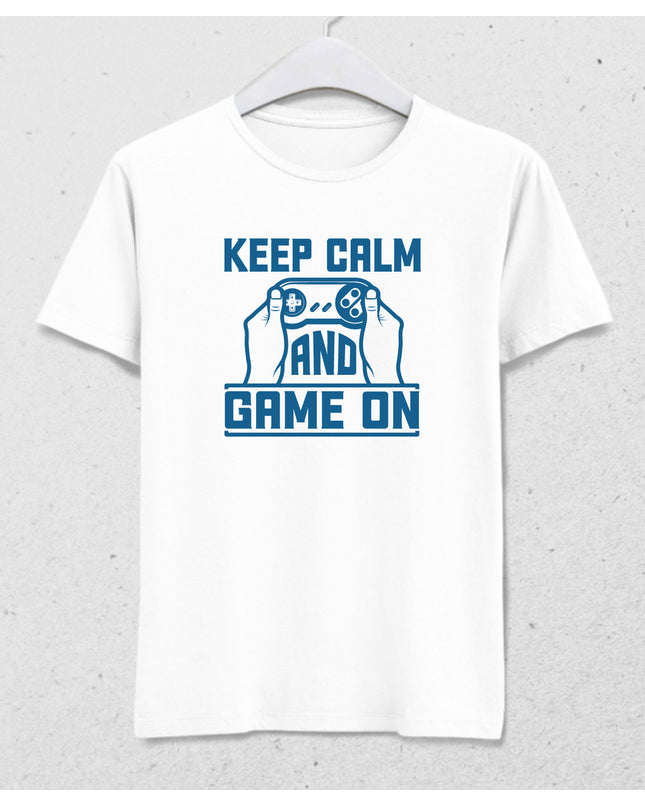 Keep calm game on tişört