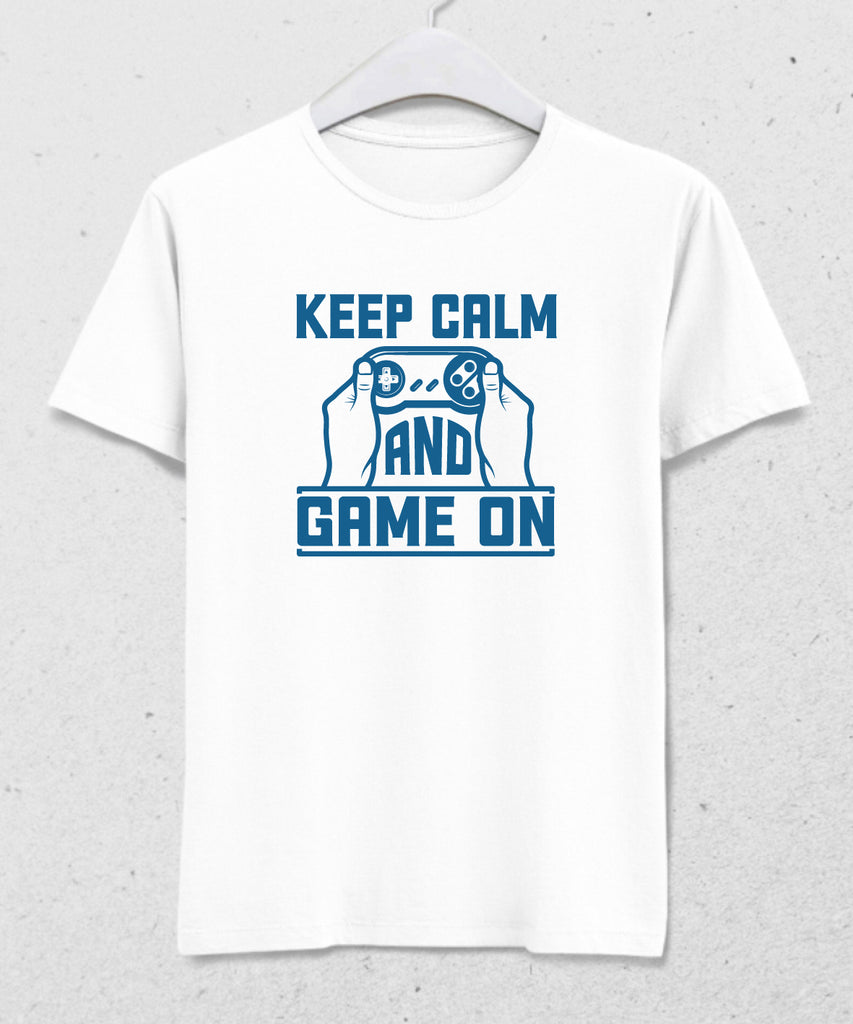 Keep calm game on tişört