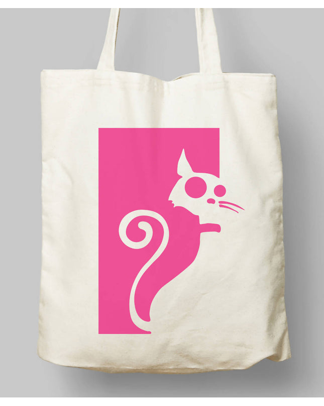 Pembe Kedi Çanta - basmatik.com