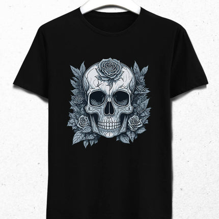skull and rose 