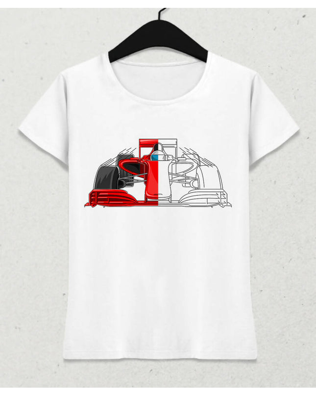 Racing Car V2 Kadın Tişört - basmatik.com