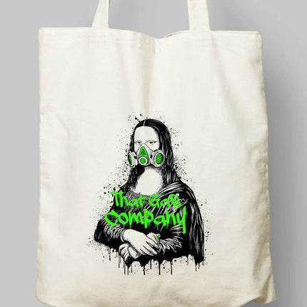 Masked Mona Lisa Cloth Bag