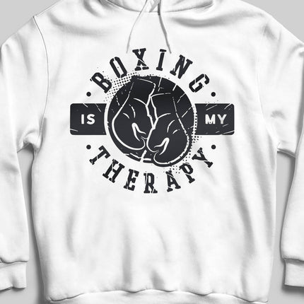 Boxing Therapy Kapüşonlu Sweatshirt - basmatik.com