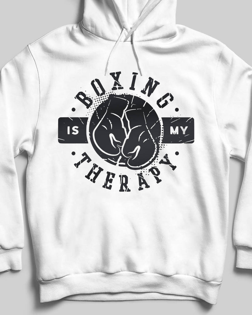 Boxing Therapy Kapüşonlu Sweatshirt - basmatik.com