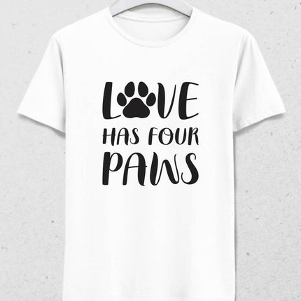 LOVE HAS FOUR PAWS 2 - MEN'S T-SHIRT