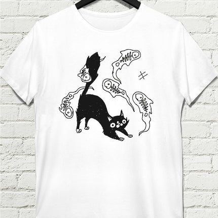 Gost Fish Beyaz Tişört - basmatik.com