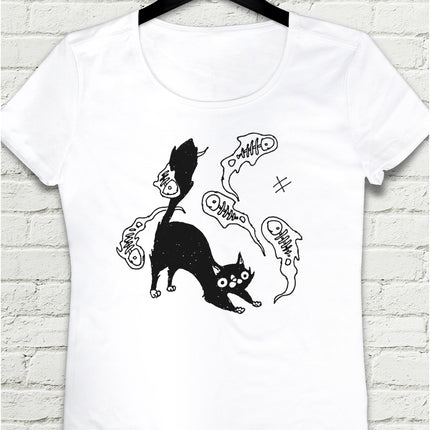 Gost Fish Beyaz Tişört - basmatik.com