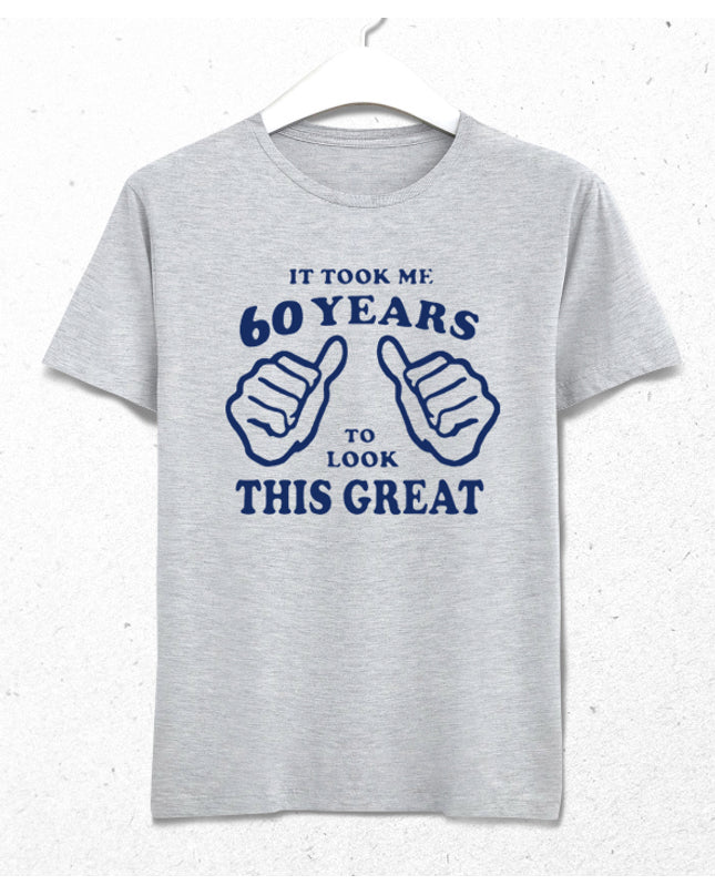 Great doğum günü gri tişört - basmatik.com