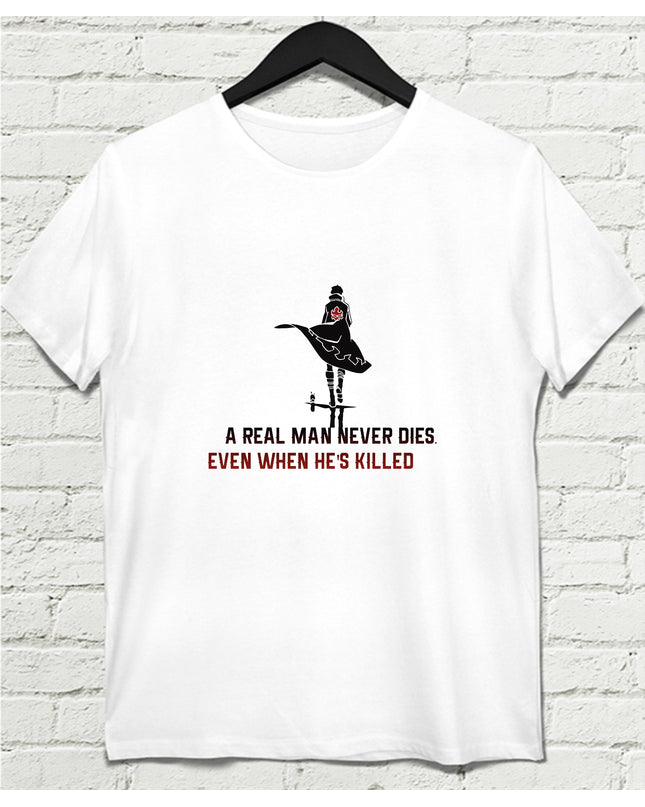 Guren Beyaz Erkek Tshirt - basmatik.com