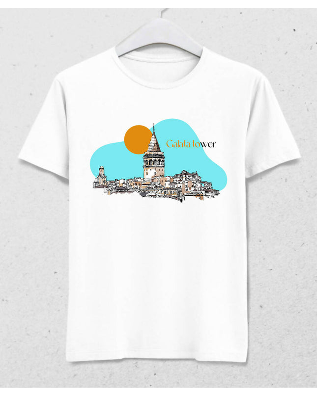 İstanbul Galata Erkek Tişört - basmatik.com