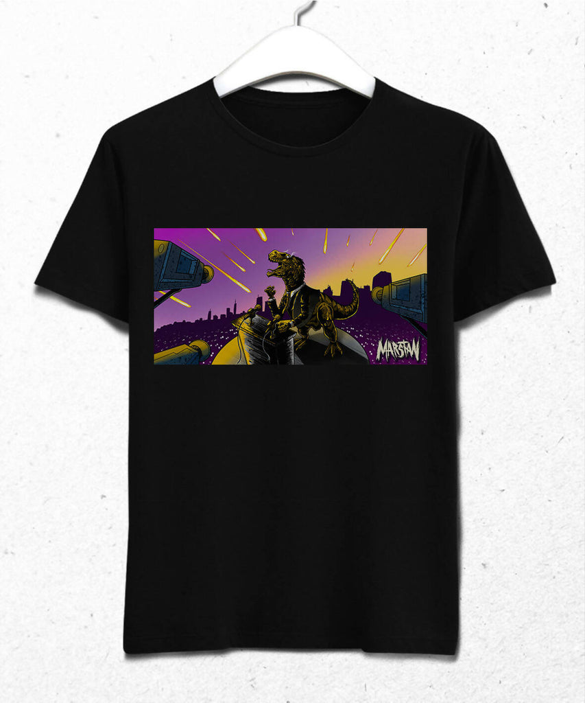 "End of the Road" T-Shirt from Mars - Men - (Black/Grey/White) 